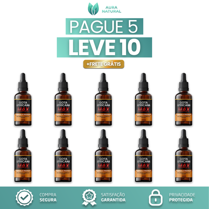 Gota Africana Max - Promoção Do Dia