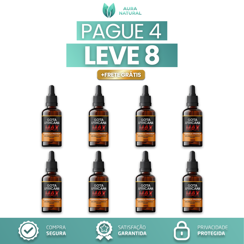 Gota Africana Max - Promoção Do Dia