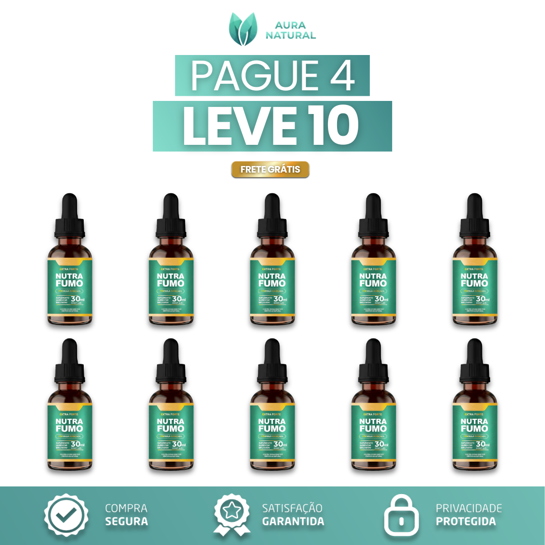 Nutra Fumo: Promoção Do Dia + Frete Grátis