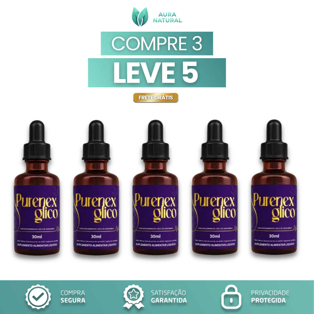 Purenex Glico: Promoção Do Dia + Frete Grátis