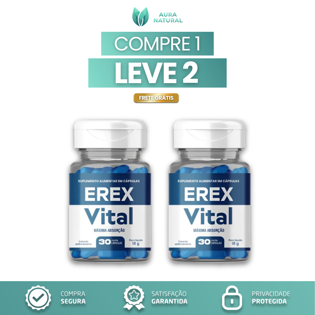 Erex Vital:  Promoção Do Dia + Frete Grátis