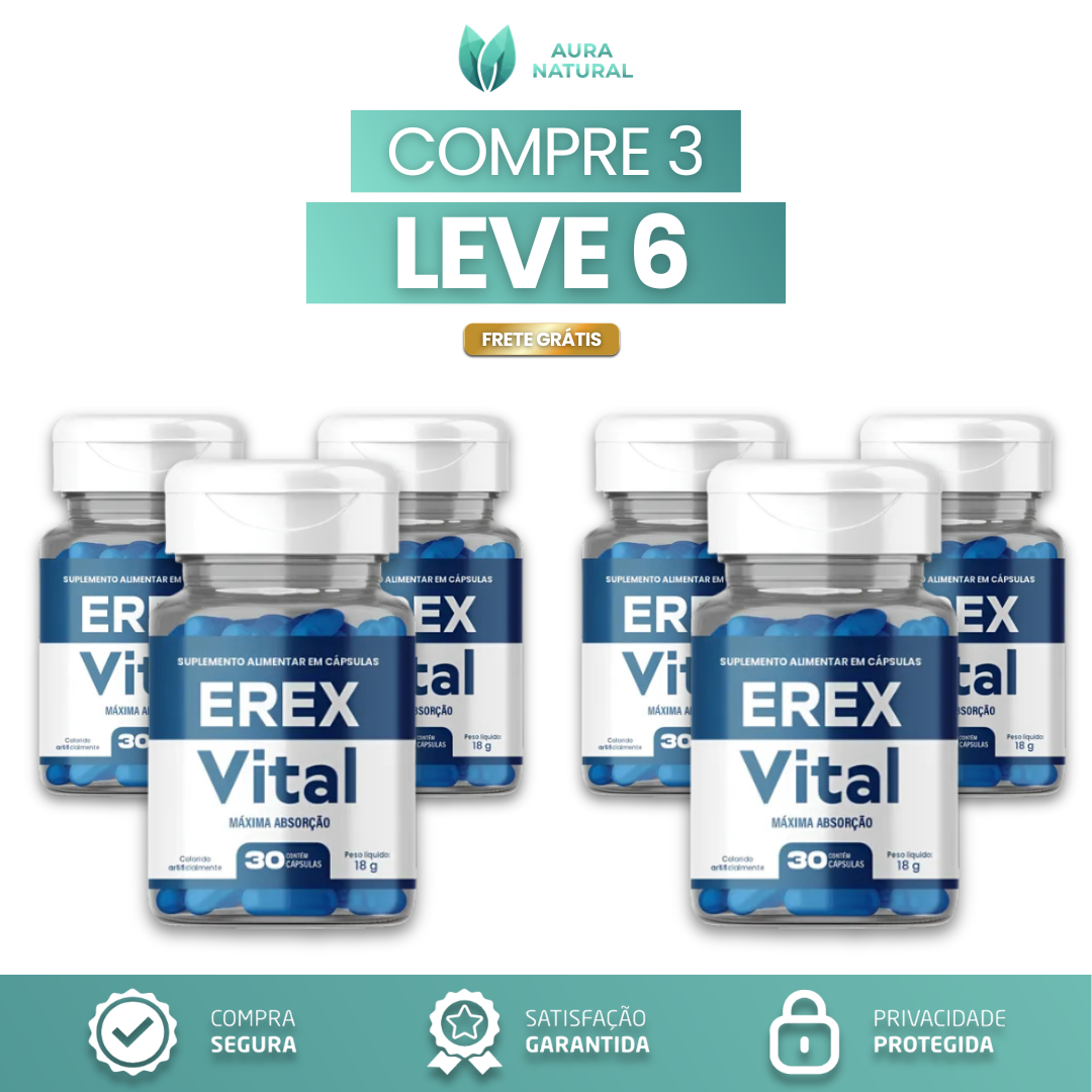 Erex Vital:  Promoção Do Dia + Frete Grátis