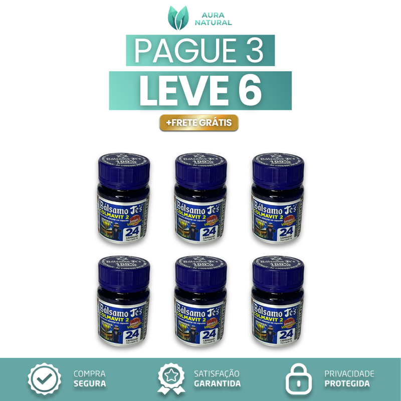Bálsamo Je's Premium 24 Cápsulas - Promoção Do Dia