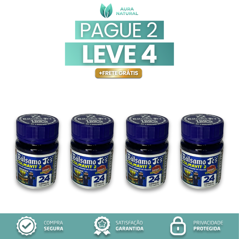 Bálsamo Je's Premium 24 Cápsulas - Promoção Do Dia